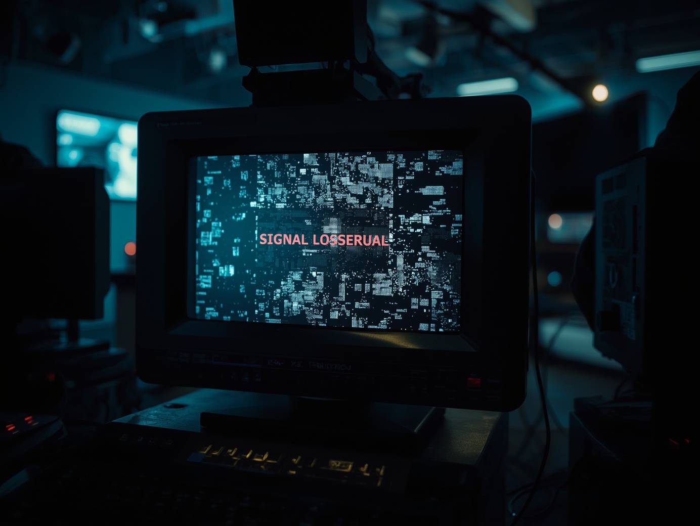 Señal caída en noticiero